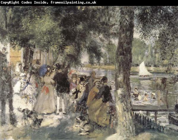 Pierre Auguste Renoir Bath in the Seine River